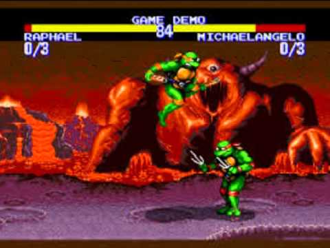 Best VGM Battle Normal 74- Michaelangelo Stage-Teenage Mutant Ninja Turtles Tournament Fighters