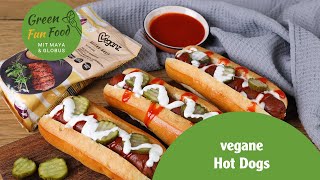 Vegane Hot Dogs I Green Fun Food mit Maya und Globus