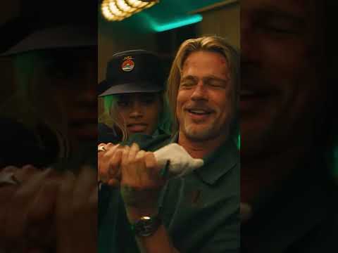 Thumbnail of the video: The Bullet Train cast is off the rails