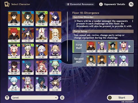 New Spiral Abyss Floor 10 Easy Clear | Genshin Impact