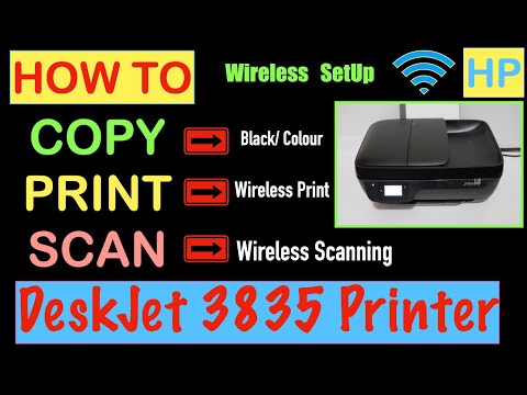 How To Copy, Print & Scan With HP DeskJet Ink Advantage 3835 All-In-one Printer Review ?