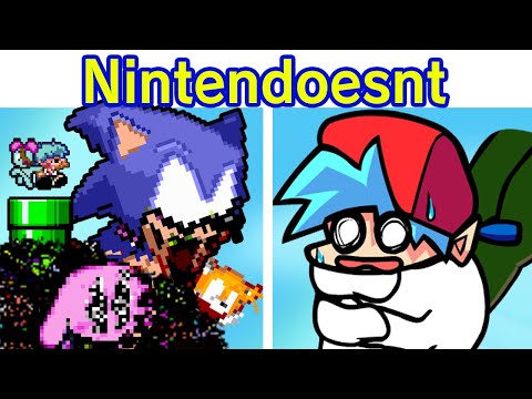 Friday Night Funkin' Night Of Snes V2 | NINTENDOESNT | Corrupted Mario MIX / Darkness Pibby (FNF)