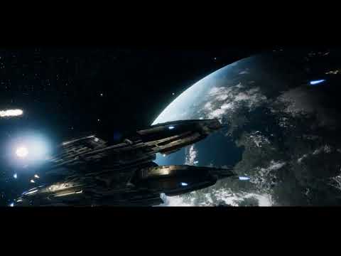 Battlestar Galactica Deadlock. A fleet of Valkyries battlestars vs Argos Basestars.