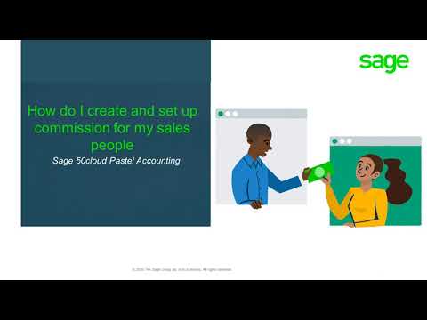 Sage 50cloud Pastel (ZA) - How do I setup commission...