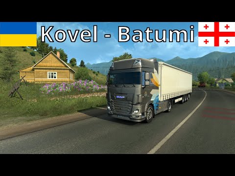 Euro Truck Simulator 2 | ProMods 2.50 | Kovel (UA) - Batumi (GE) [Timelapse]
