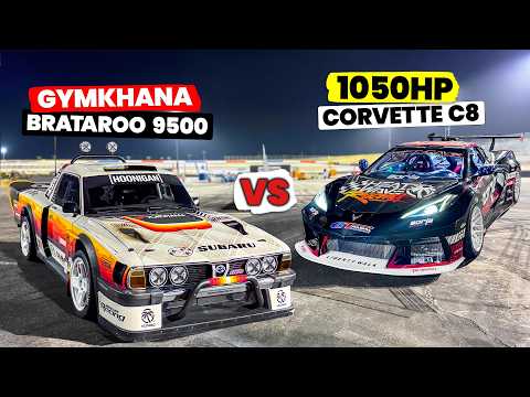 Fire-Breathing Subaru Brataroo vs 1050hp C8 Corvette Drift Monster | Final Boss