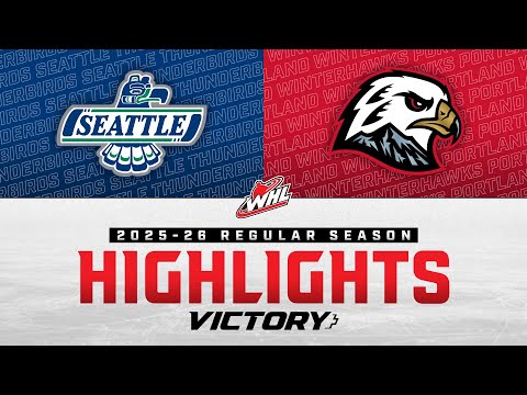 Seattle Thunderbirds at Portland Winterhawks 12/06 | WHL Highlights 2025-26