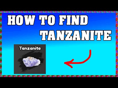 How To Find TANZANITE in FIND THE ORES ROBLOX 💎