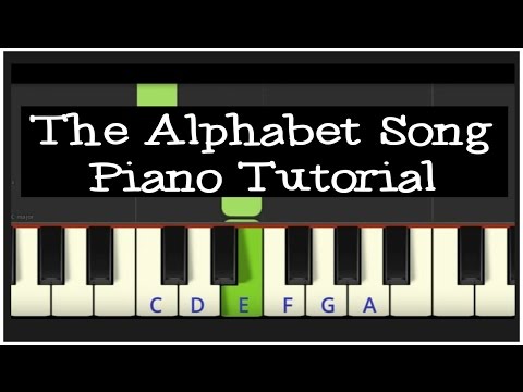 Easy Piano Tutorial: The Alphabet Song
