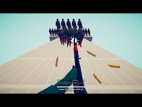FIRST PERSON AK-47 TEST vs 100 ZOMBIES | TABS - Totally Accurate Battle Simulator