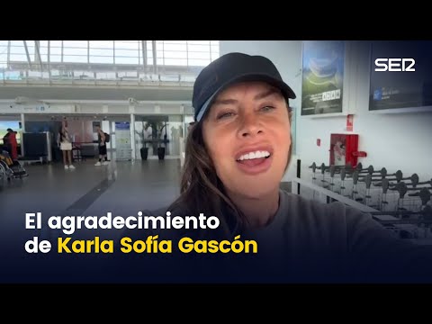 Karla Sofía Gascón regresa a España tras su sonada asistencia a los Premios Oscar: \