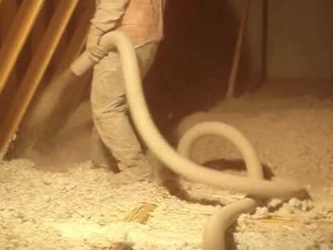 Installing Cellulose in Attic - Binghamton, NY