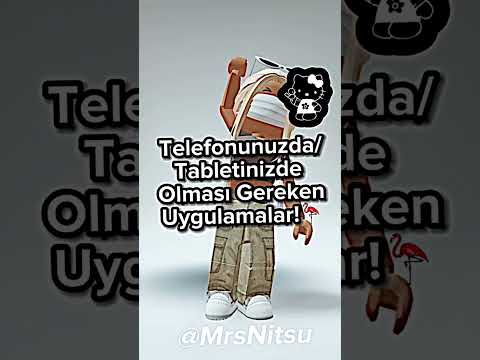Telefonunuzda/Tabletinizde Olması Gereken Uygulamalar!🦩✨ || #shorts #short