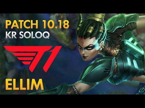 T1 Ellim - Jungle: Nidalee vs Hecarim - KDA 8/0/9
