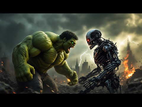 Epic Showdown Hulk vs Terminator - Who Would Win