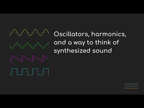 Oscillators, harmonics, and a way to think of synthesized sound