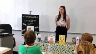 4-H presentation, "The Affordable Laundry Act"