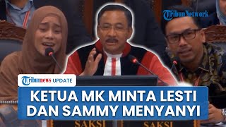 Kejutan Lesti Kejora dan Sammy Simorangkir Diminta Ketua MK Menyanyi saat Sidang Uji UU Hak Cipta