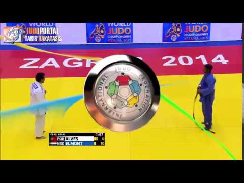 Judo Grand Prix Zagreb 2014 Final -73kg ALVES Andre (POR) - ELMONT Dex (NED)