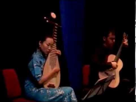 塞上曲, 琵琶与吉他二重奏,刘芳琵琶 traditional Chinese pipa music