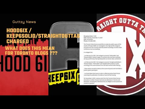 Keep6ixsolid , Thehood6ix , Straightouttathe6tv Charged 😲 / Firearm Charges & More / Guttzy News
