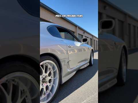 Rare JDM Side Skirts Install on MKIV Supra!