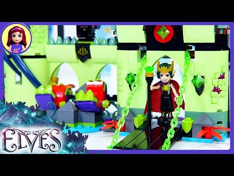 Lego Elves Breakout from the Goblin King's Fortress Part 1 Build Review Silly Play - Kids Toys
