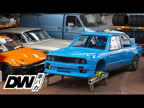 E30 M3 back from the bodyshop - track car project Pt 2