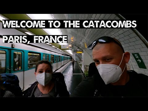 Americans at the Catacombs in Paris France