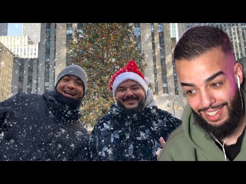 CHRISTMAS IN NEW YORK SAMI REACTS TO WE'RE FLYING TO NEW YORK | The coldest day of my life