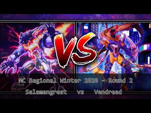 Yu-Gi-Oh! MC Regional Winter 2020 - Round 2 Salamangreat vs Vendread