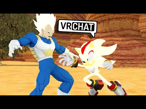 ULTIMATE AND THE ROYALITY! SHADOW VS VEGETA! [IN VR CHAT!]
