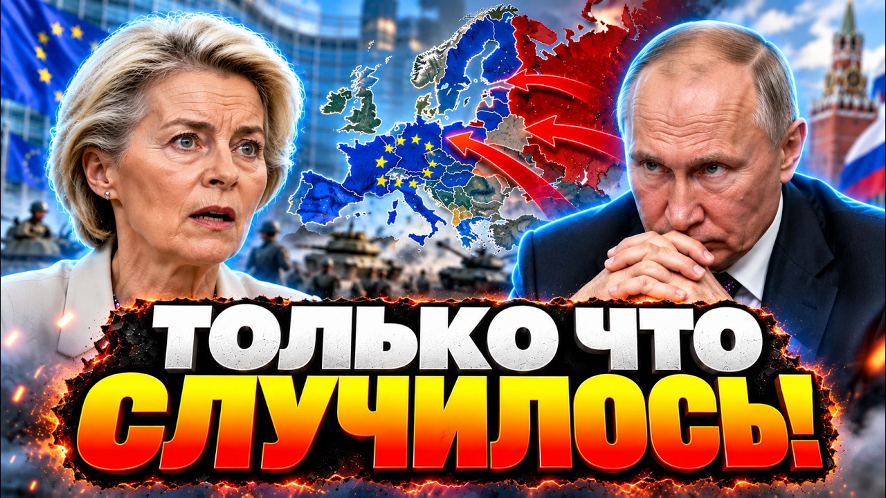 😱 ЕВРОПА СВЯЗАЛАСЬ С ПУТИНЫМ НАПРЯМУЮ! Вот что случилось МИНУТУ НАЗАД!