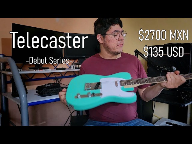 Vídeo relacionado con Fender Squier Debut Series Telecaster Guitarra Eléctrica, Guitarra para Principiantes, con 2 Años de Garantía, Rojo Dakota