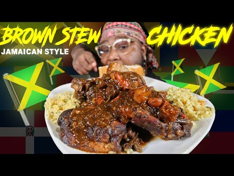 AUTHENTIC JAMAICAN BROWN STEW CHICKEN RECIPE + RICE + TRAVELING TO JAMAICA