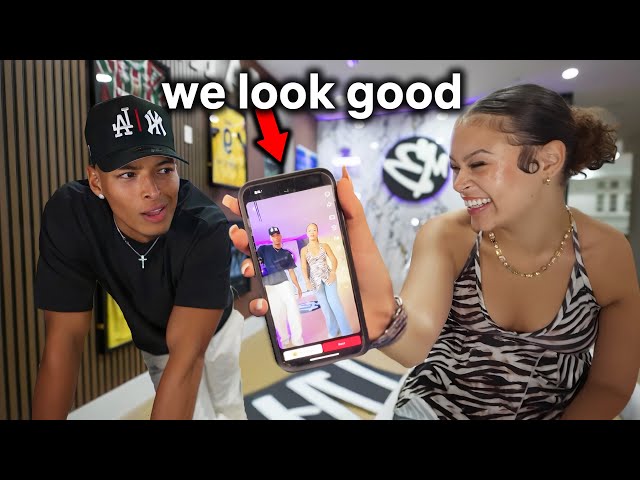 Yonna & Marlon Make TikToks Together