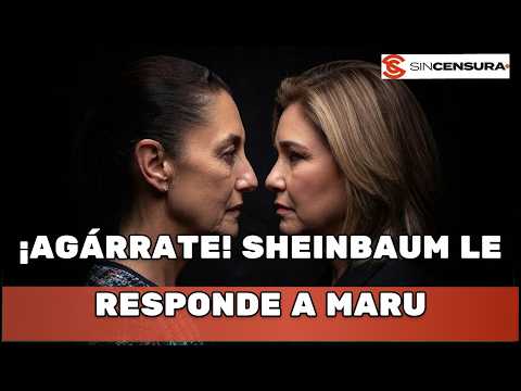 SHEINBAUM confirma que SÍ se LEVANTÓ la voz en REUNIÓN con MARU CAMPOS y CULPÓ al EX FISCAL