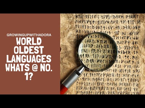 World's Oldest Languages, You won't believe which is No.1!