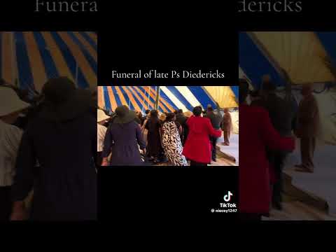 Pastoor Diedericks begrafnis ✝️😭