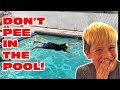 Kid Temper Tantrum Said He Peed In Public Pool During Swimming Lesson Original
