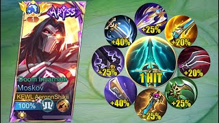 TOP GLOBAL MOSKOV FULL ATTACK SPEED BUILD IS SO BROKEN!! ATK SPEED HACK 2026!!! - MLBB