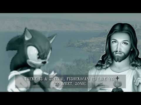 Sonic and the Bible story book cutscene