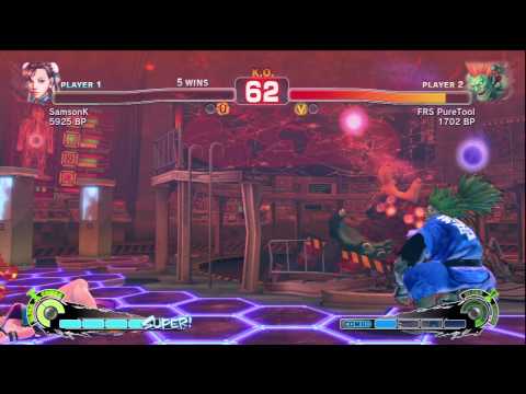 SSF4: SamsonK (Chun Li) VS PureTool (Blanka)