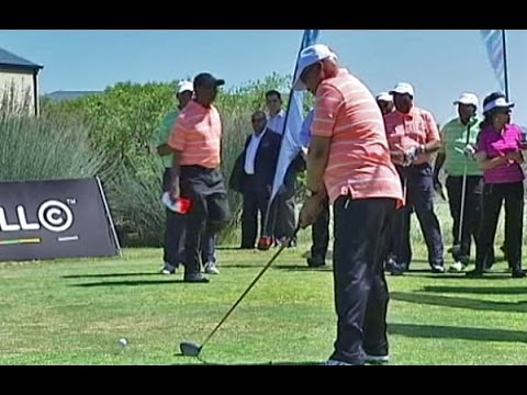 President Jacob Zuma swings away
