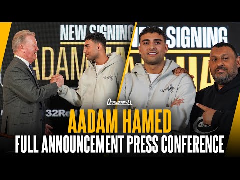 Aadam Hamed signs for Queensberry: Full press conference with Frank Warren, Naseem Hamed & Sam Jones