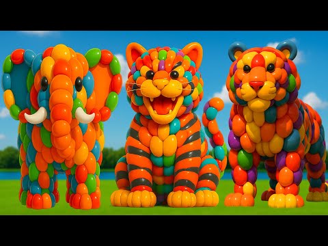 The mascot vibrato assistant tiger placed on the football field is popular co-produced, creative