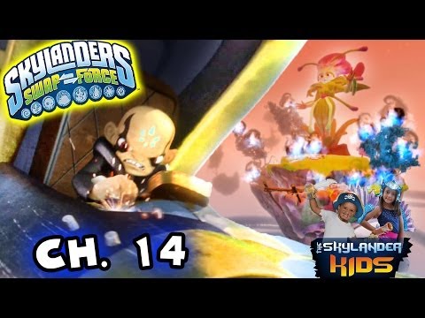 Let's Play Skylanders Swap Force: Fantasm Forest (Chapter 14) Kaos Mini Battle - Dad Son Co-Op