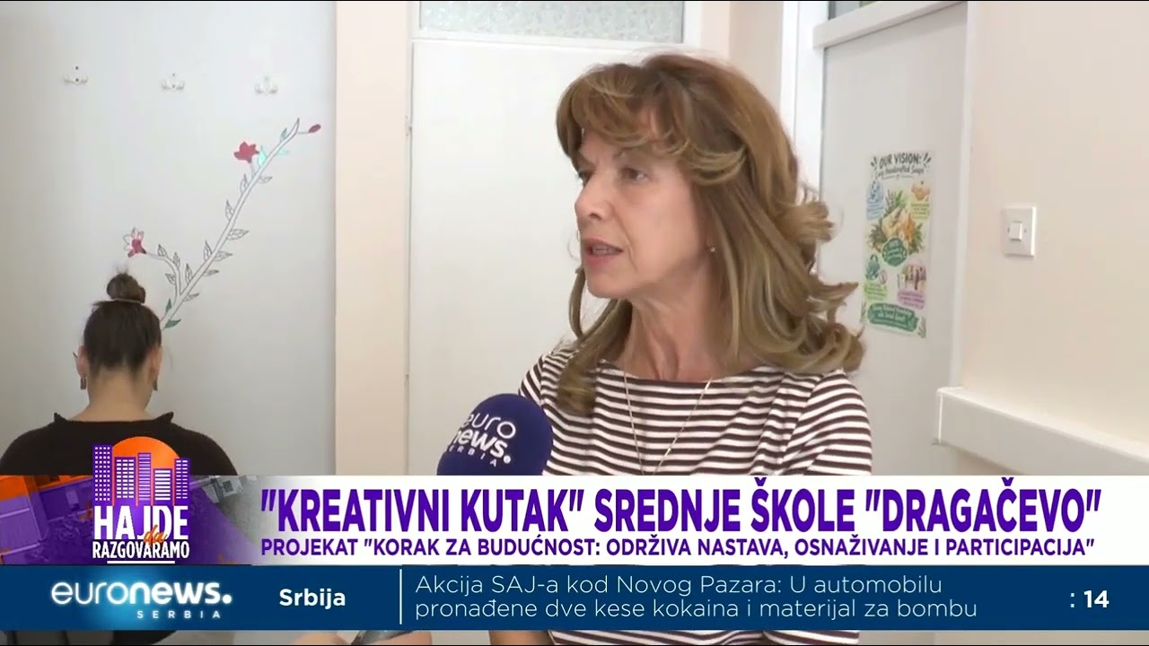 Euronews TV – Kreativni kutak srednje škole Dragačevo