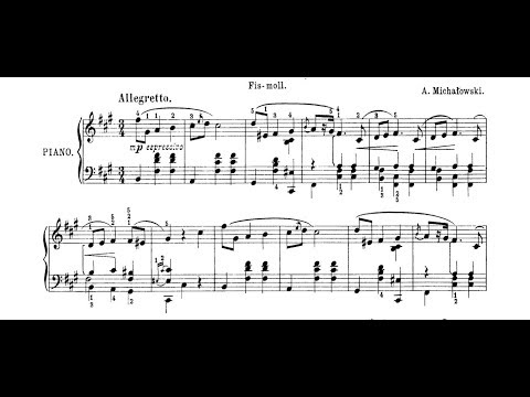 Aleksander Michałowski - Mazurka No.3, Op.7