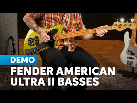 Fender American Ultra II Basses Demo: No Talking, All BASS